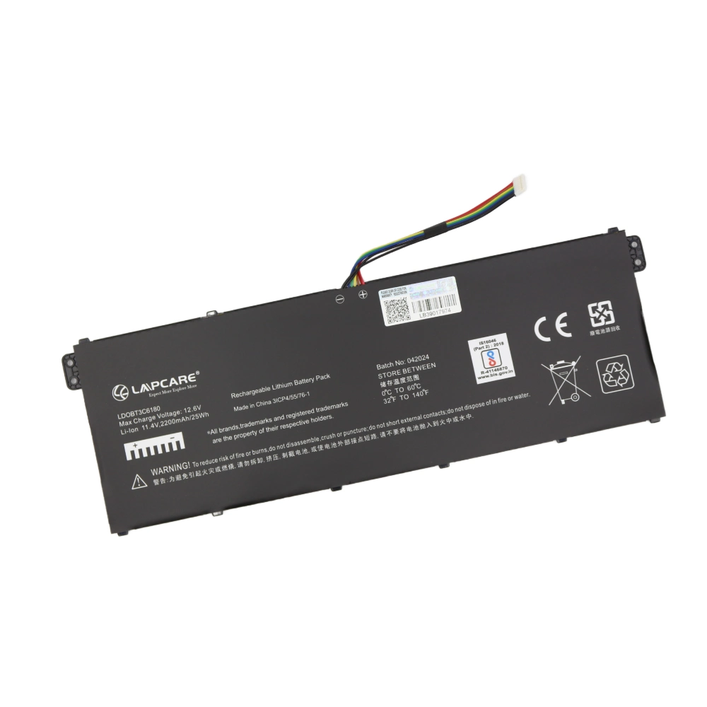 Lapcare Laptop Battery Compatible For Acer Aspire V3-111 | AC14B18J view 2